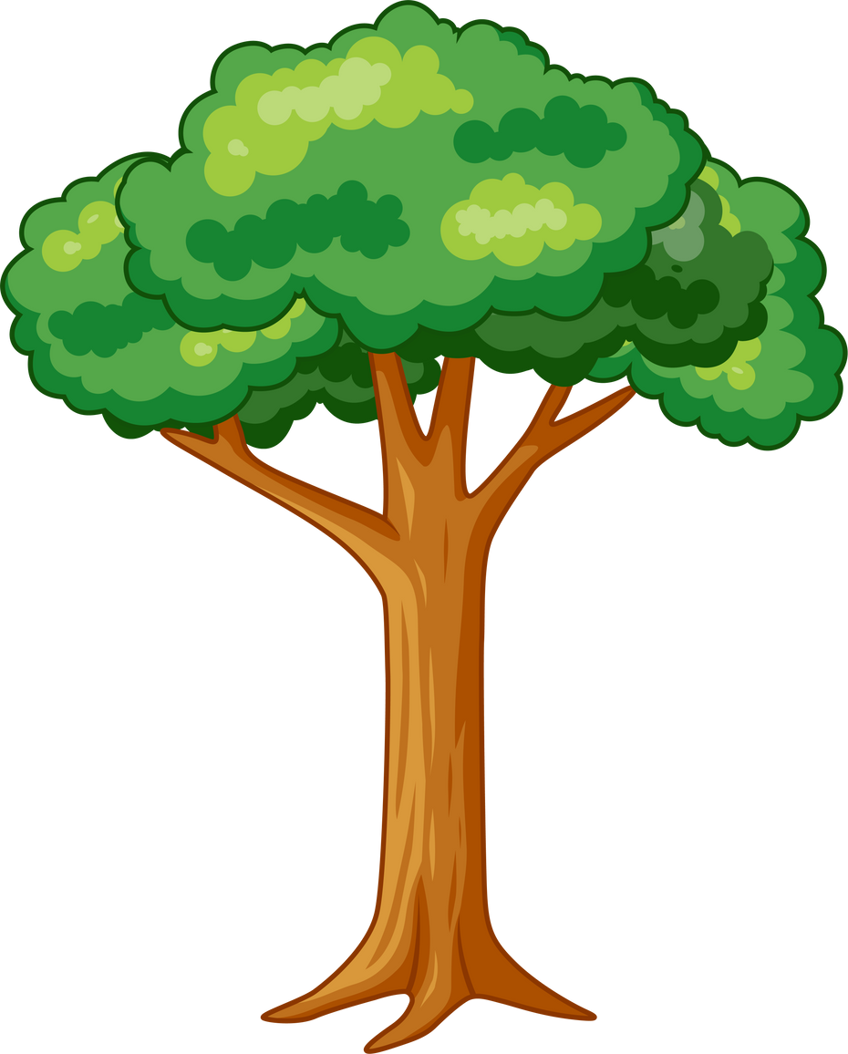 Tree Cartoon isolated